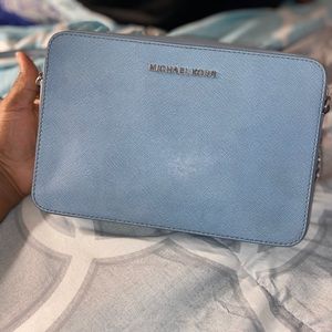 Baby Blue Michael Kors Crossbody bag